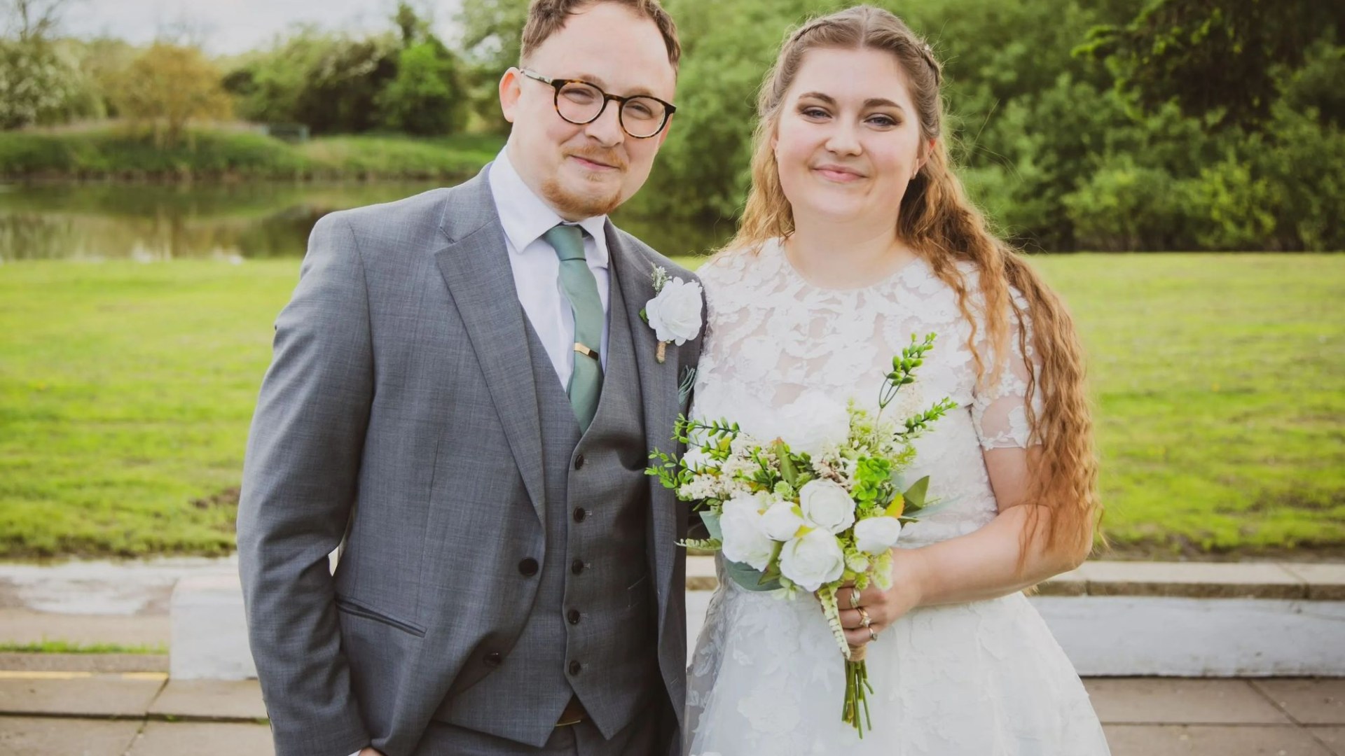 Groom who 'passed out feeling massively hungover' and missed his own wedding reception gets shock of his life days later