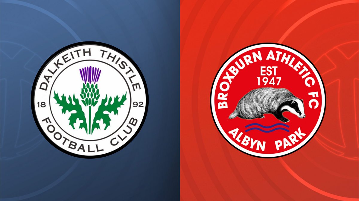 Watch: Scottish Cup - Dalkeith Thistle v Broxburn Athletic