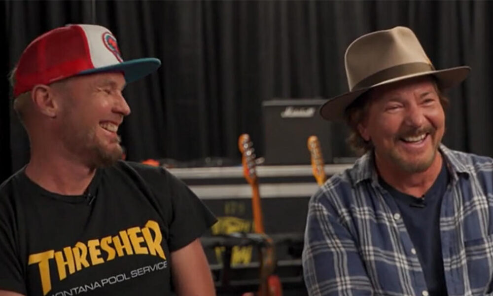 Pearl Jam's Jeff Ament and Eddie Vedder on the road