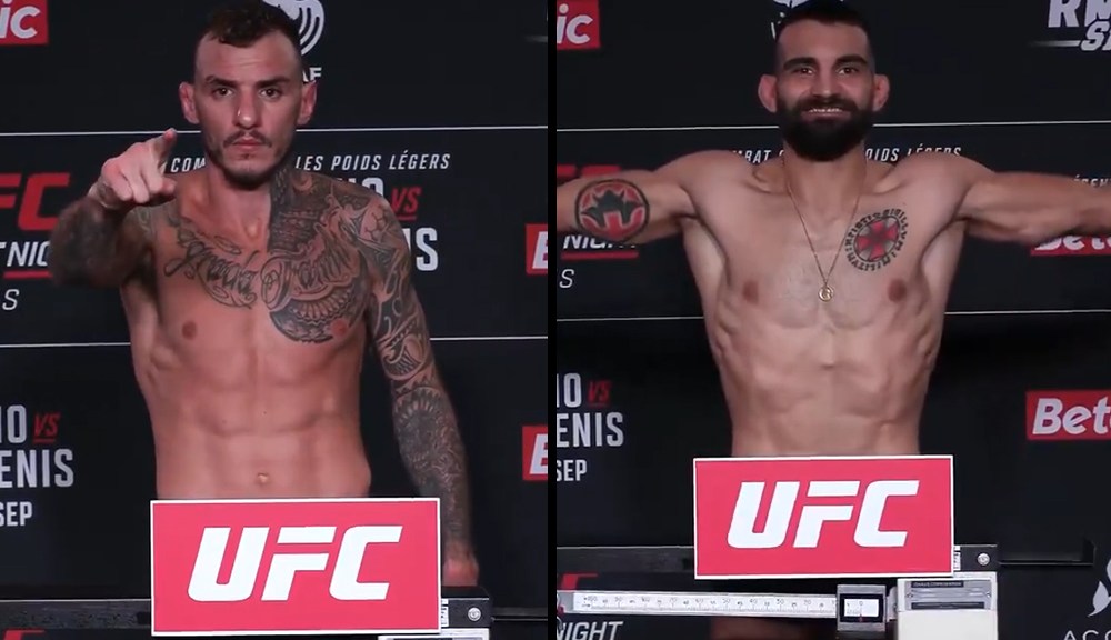 Renato Moicano, Benoit Saint Denis make weight