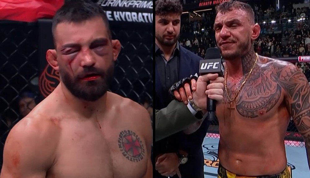 Twitter reacts to Renato Moicano TKO of Benoit Saint Denis