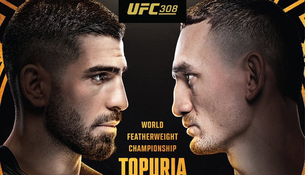 UFC 308 poster released for Ilia Topuria vs. Max Holloway title fight