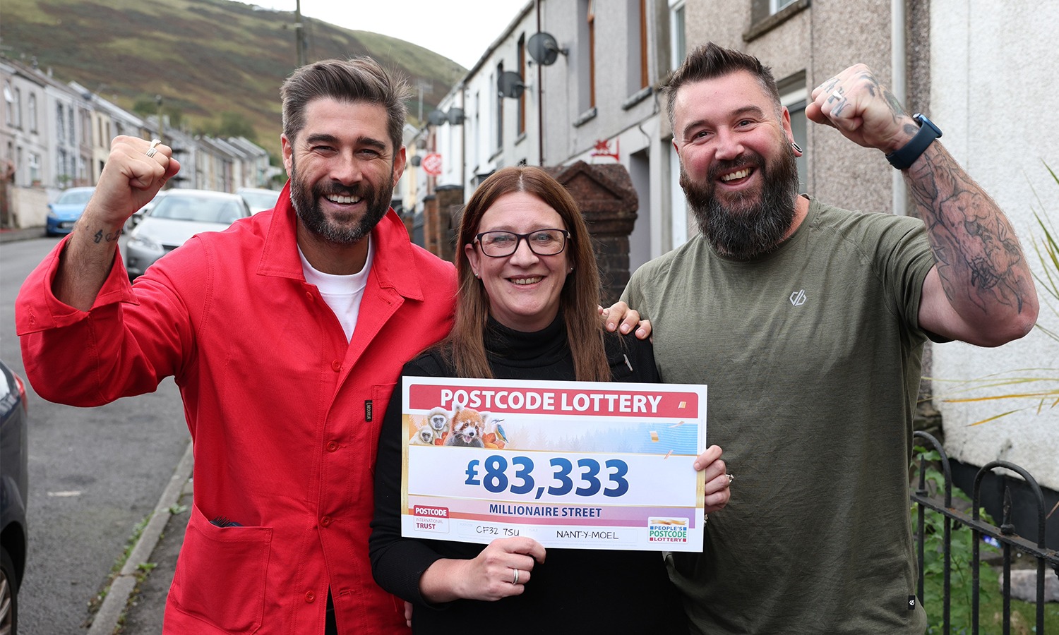 We won £1million on People's Postcode Lottery but we never thought we'd get a penny - our street's in a forgotten valley