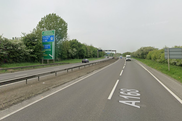 A168 Dishforth traffic live updates as air ambulance lands after crash