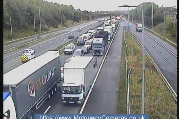 M62 traffic LIVE as Huddersfield crash causes 5-mile gridlock and 70-minute delays