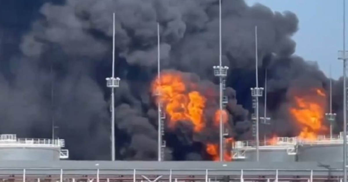 Russian Fuel Fire Still Out of Control, Three Days After Attack