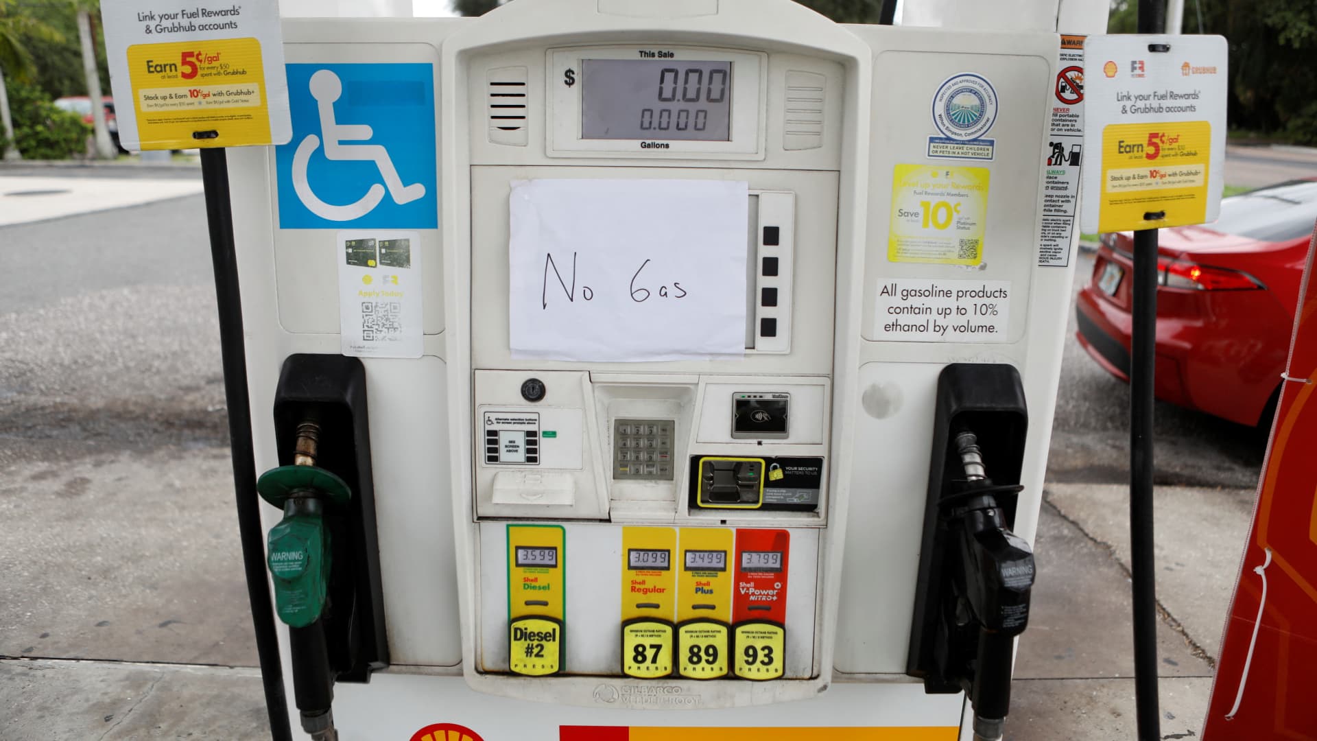 Florida gas stations are running out of fuel as people flee Hurricane Milton