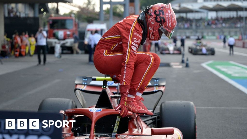 Mexico Grand Prix: Sainz on pole, but Norris 'happy' with third