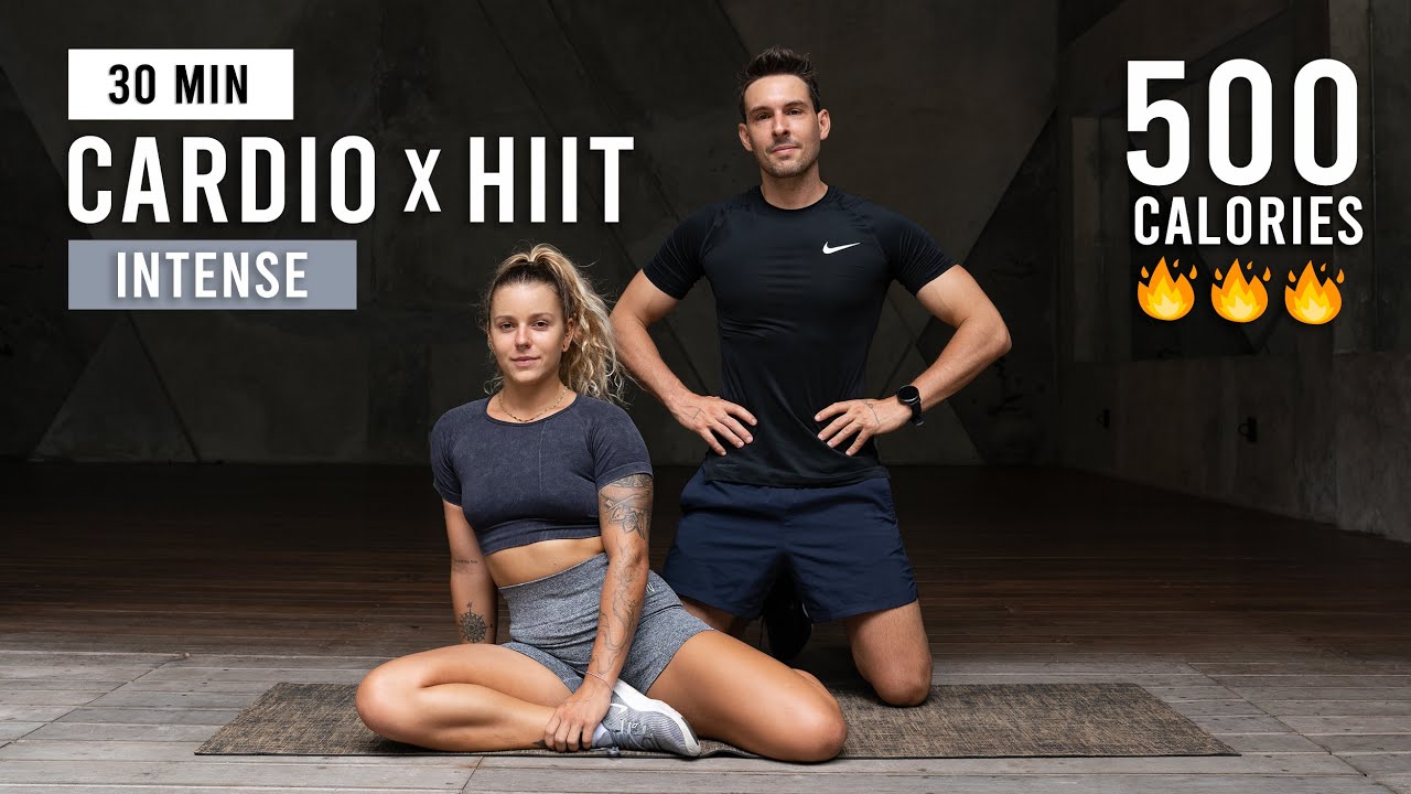 30 MIN FULL BODY CARDIO HIIT Workout (Intense, No Equipment)