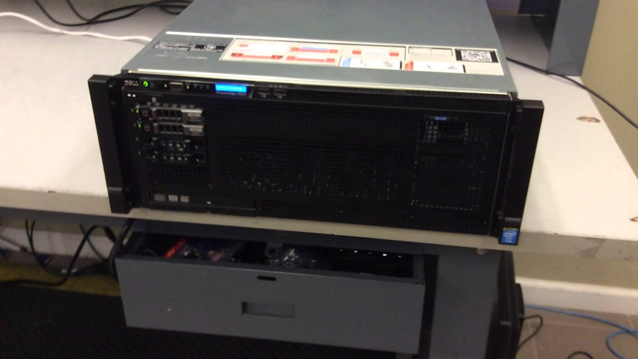 Dell PowerEdge R920 Rack Server Being Tested By ShopEzIT