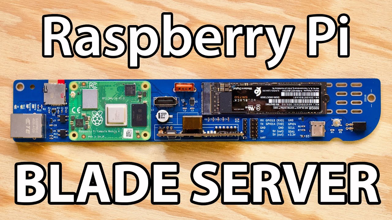 Raspberry Pi Blade crams 64 ARM cores and NVMe in 1U!