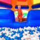 Vlad and Niki play in Inflatable Castle and other funny challenges for kids