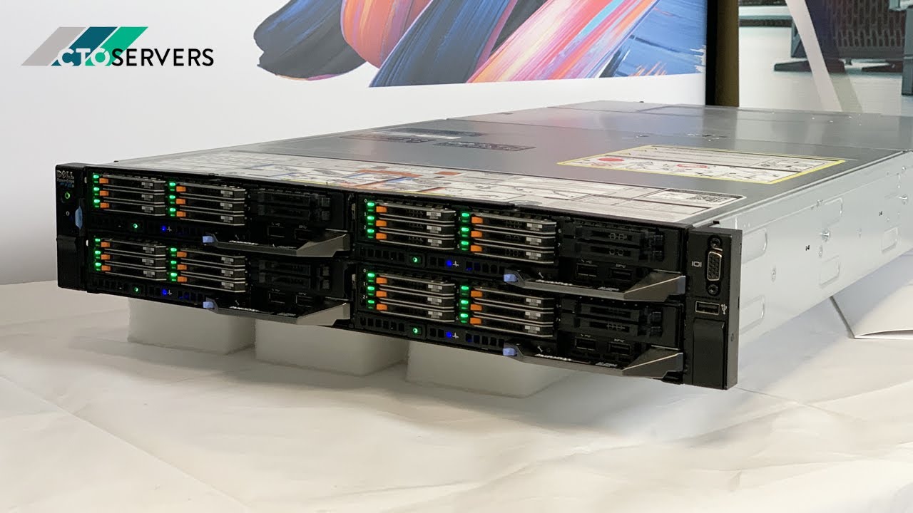 Dell EMC PowerEdge FX2s , 4 x PowerEdge FC630 Server Blades , Modular Infrastructure !! CTOServers