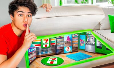 I Built a SECRET 7-11 in My Room!