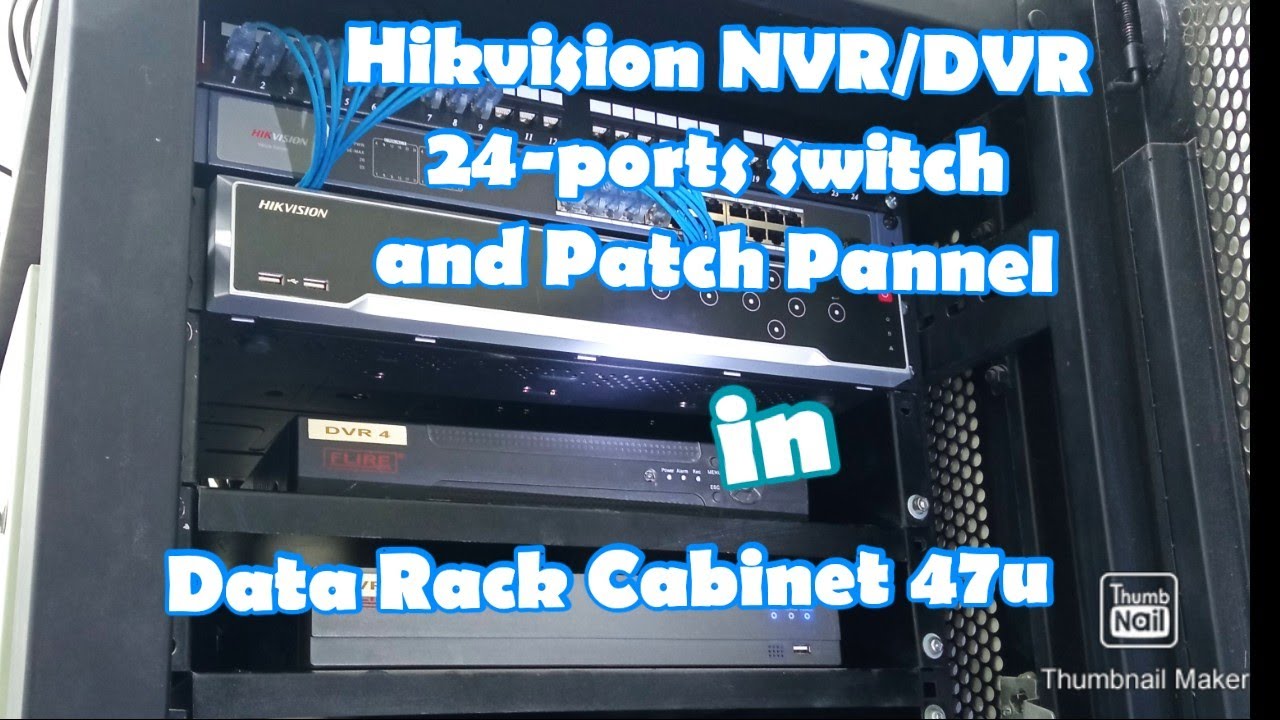 DvR/NVR rack installation / CCTV Installation/All Links Trading