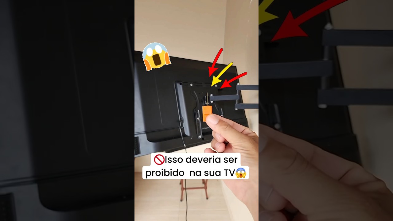 🔥TODA TV TEM ESSE BOTÃO SECRETO😱! Transformando tv antiga em uma smartv Android