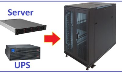 Install Server and APC UPS on Indorack | rack server