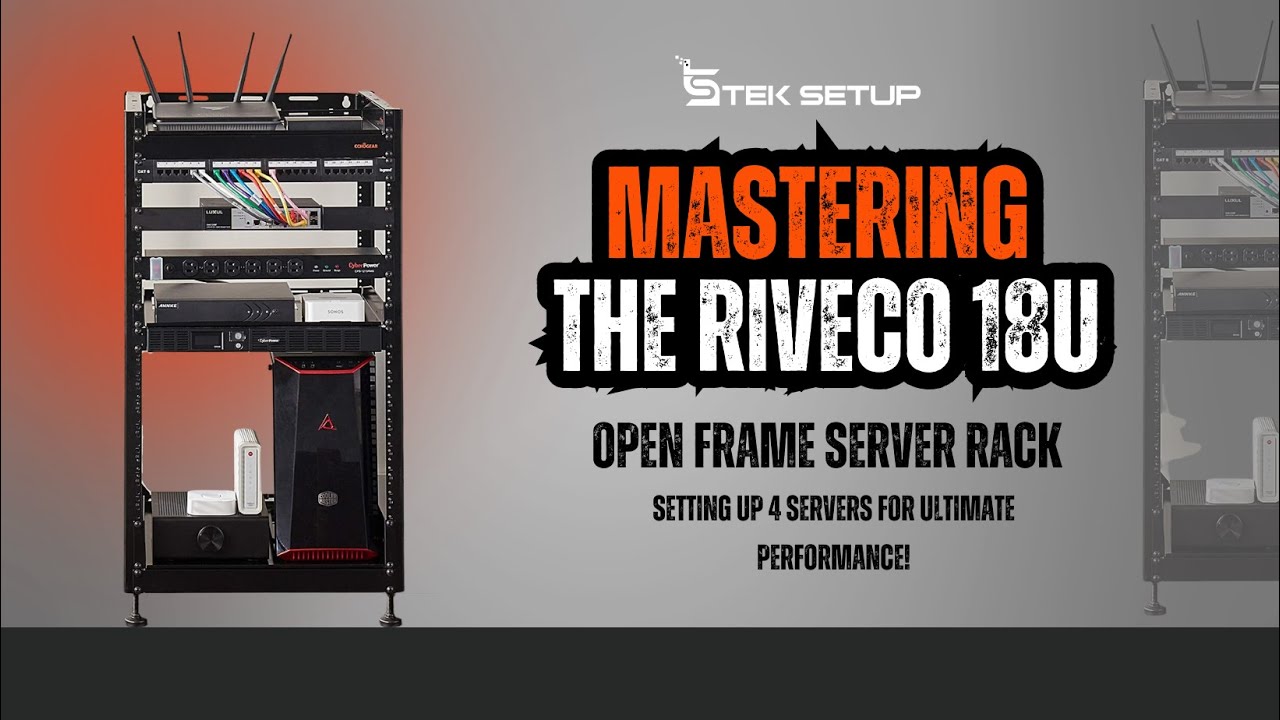 Home Server SET-UP with the New Riveco 18U Server Rack