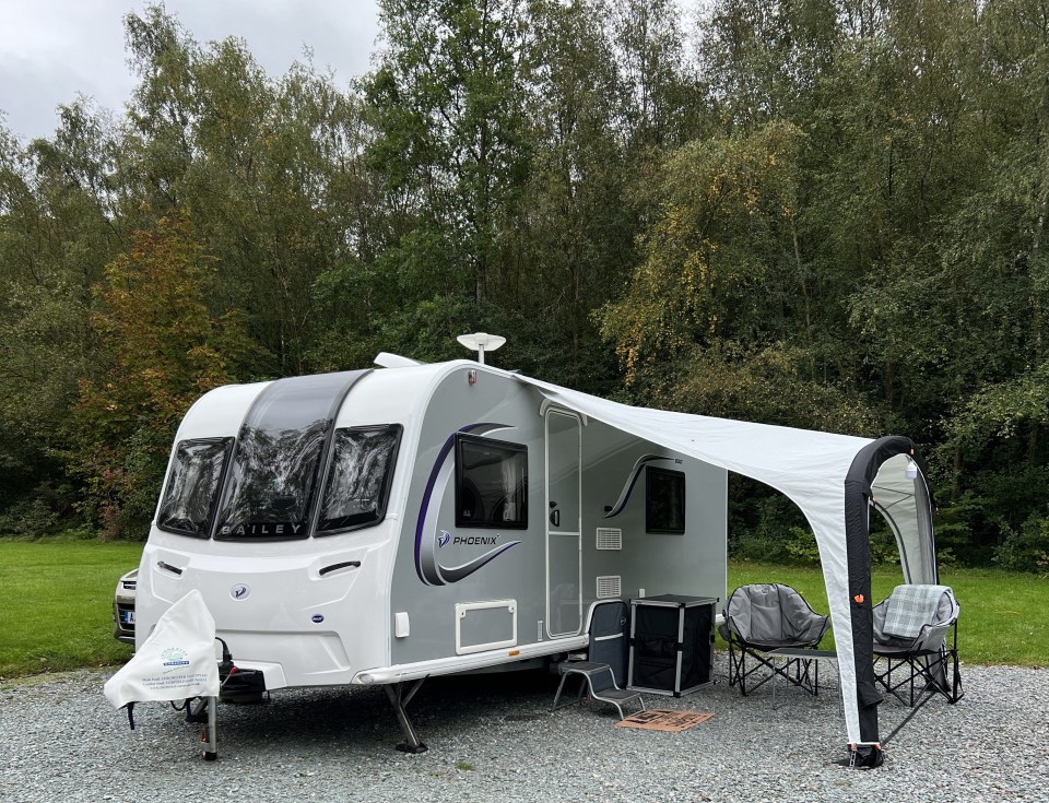 Rachel and her family explore the UK in their caravan