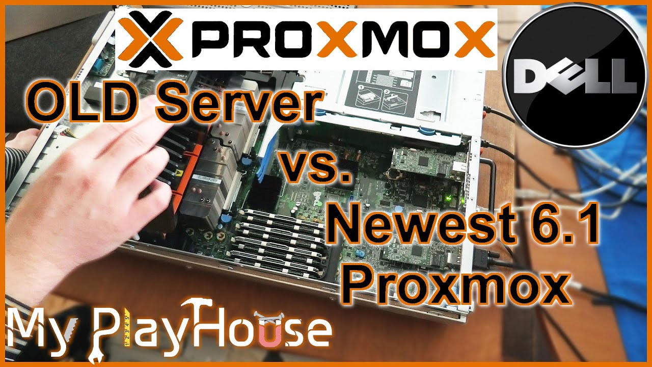 Proxmox 6.1 on a 14 Year DELL PE 2950 Enterprise Rack Server - 949