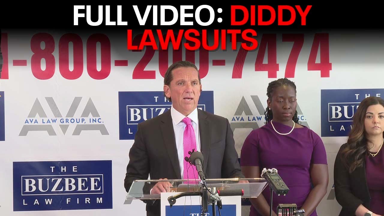 Diddy lawsuits: Lawyer for more than 100 alleged victims speaks | FULL VIDEO