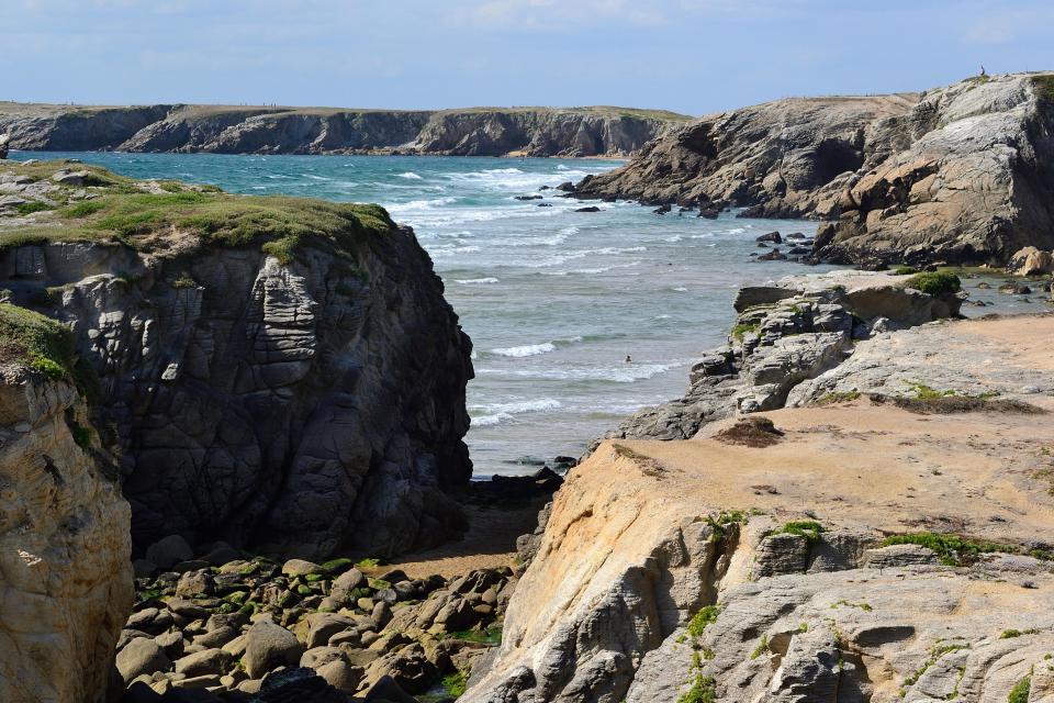 The Quiberon Peninsula has wild coastline that stretches over 30 kilometres