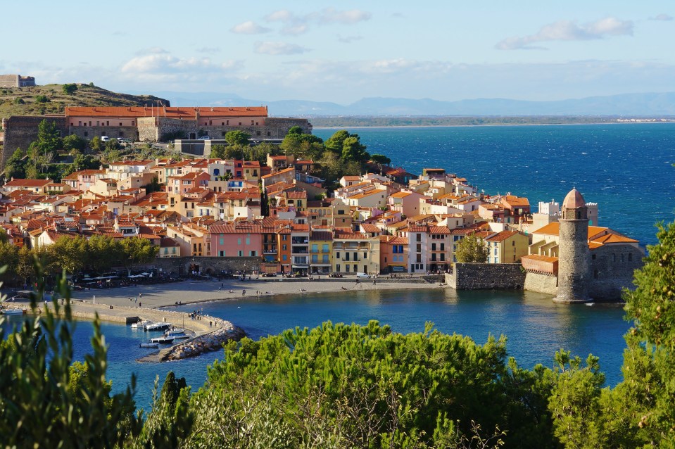 Collioure is near to the Spanish border