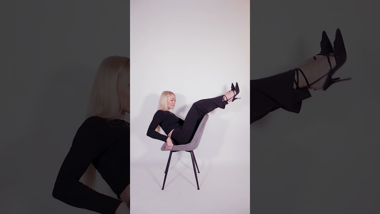 Model Poses With a Chair (Female) | part 1 #modelingtips #modelingposes #modeling