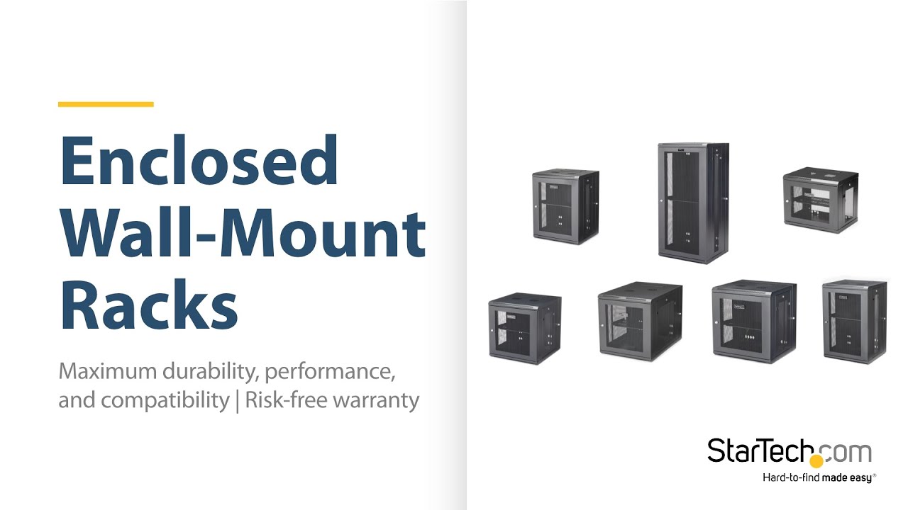 Enclosed Wall-Mount Racks | The StarTech.com Advantage