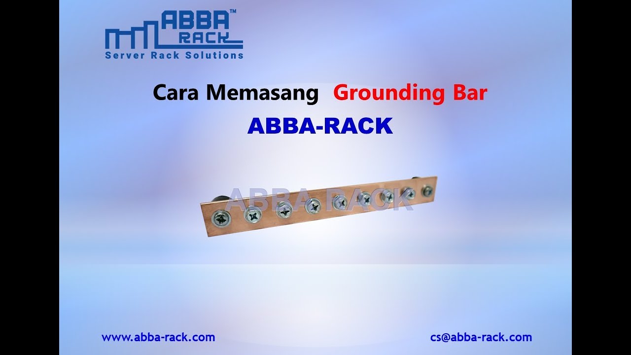 Cara Memasang Grounding Bar, ABBA RACK