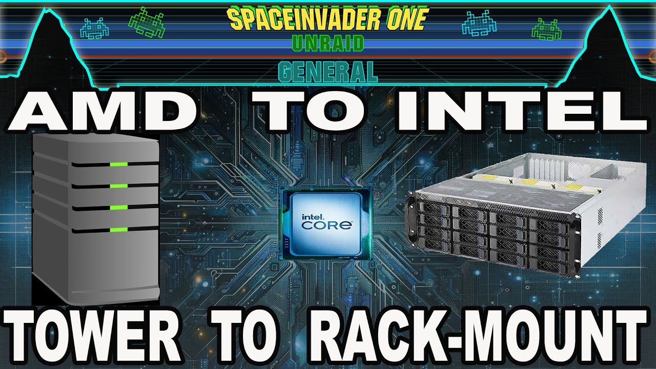 Intel Unraid Server Upgrade - Tower to Rackmount & Custom Laser Art