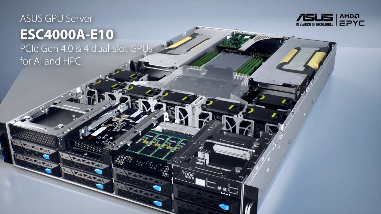 ESC4000A-E10 AMD EPYC GPU Server | ASUS