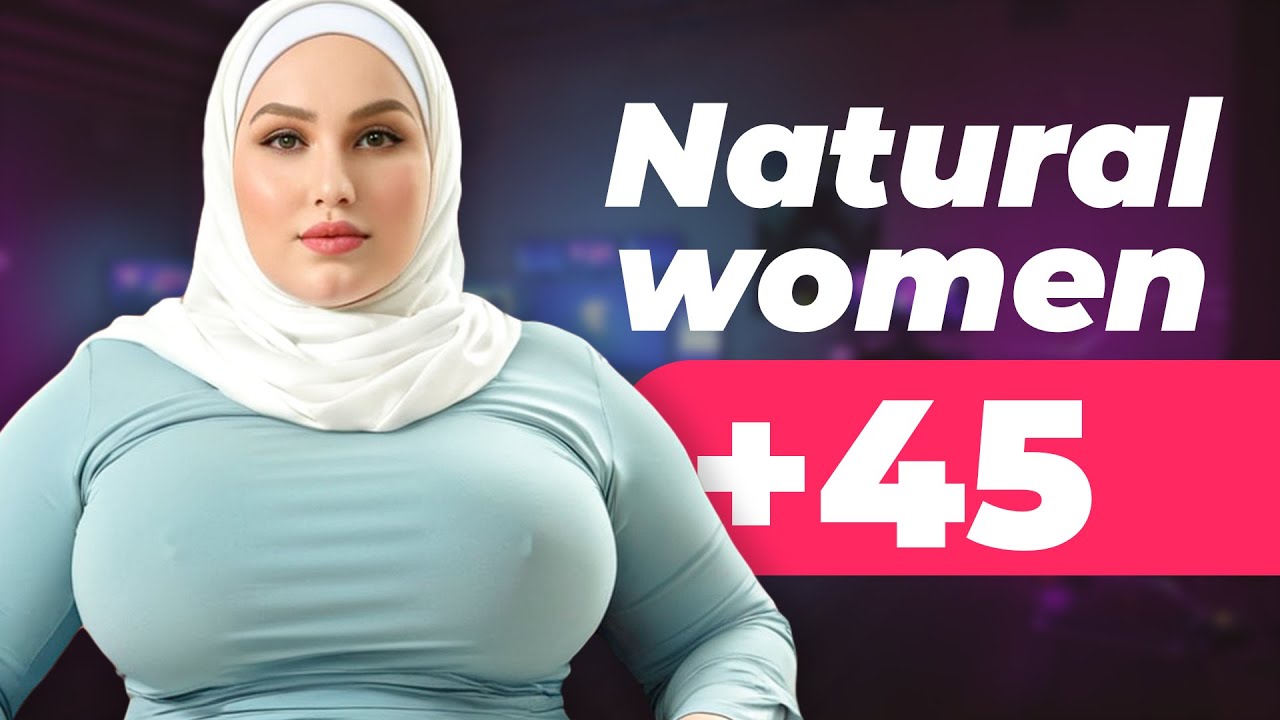 Natural Older Women over 45 - 🌼 Attractively Dressed Hijabi Models