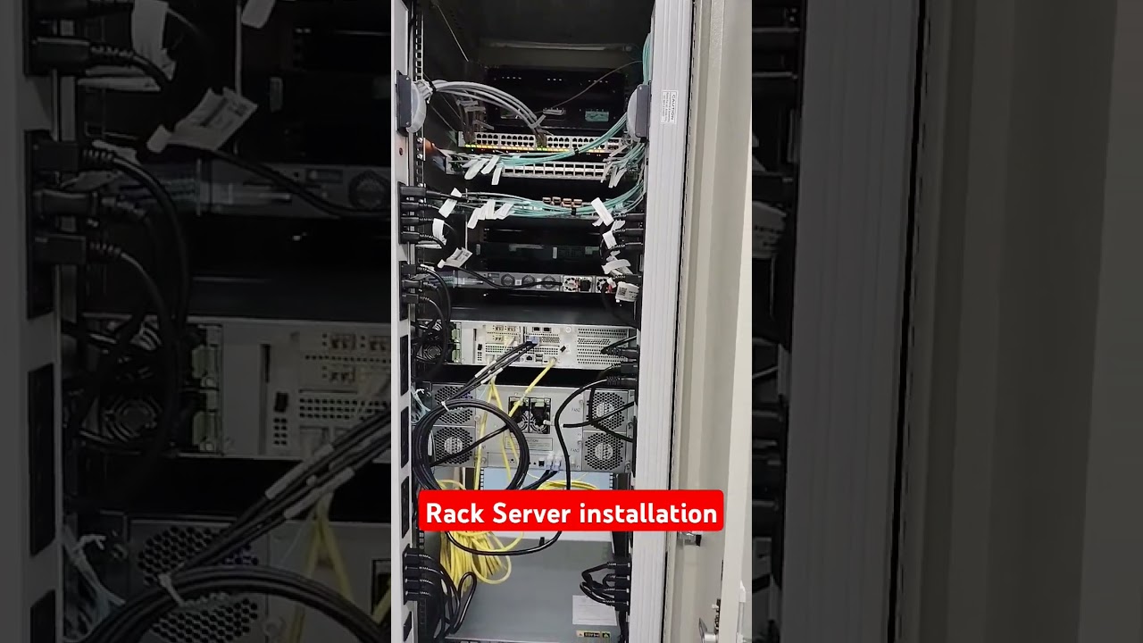 Rack Server Storage Server 1080TB Hard Drive Installation #server #hp #tyrone #shorts #viral