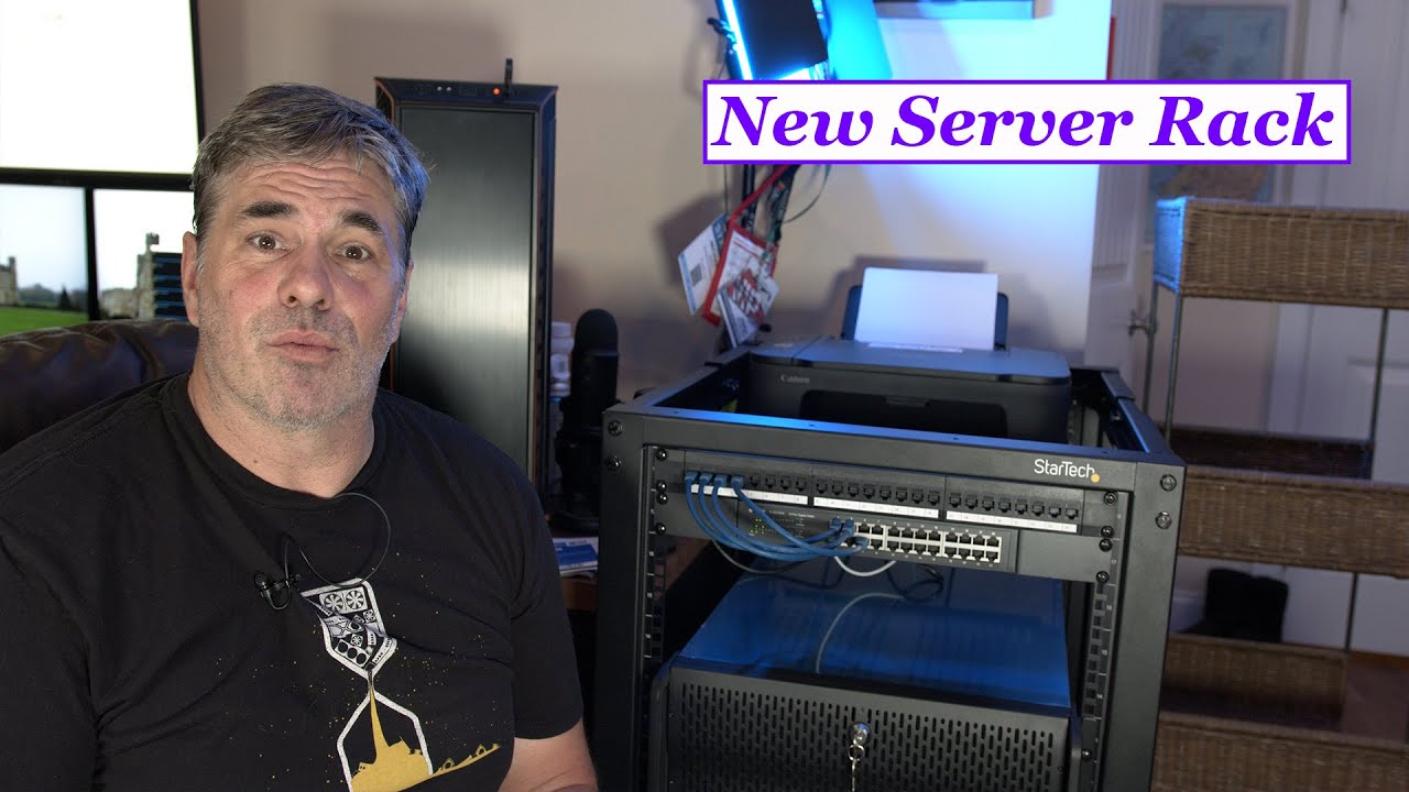 Home Lab Build -StarTech 18U Server Rack, 24 Port Switch Oh My!