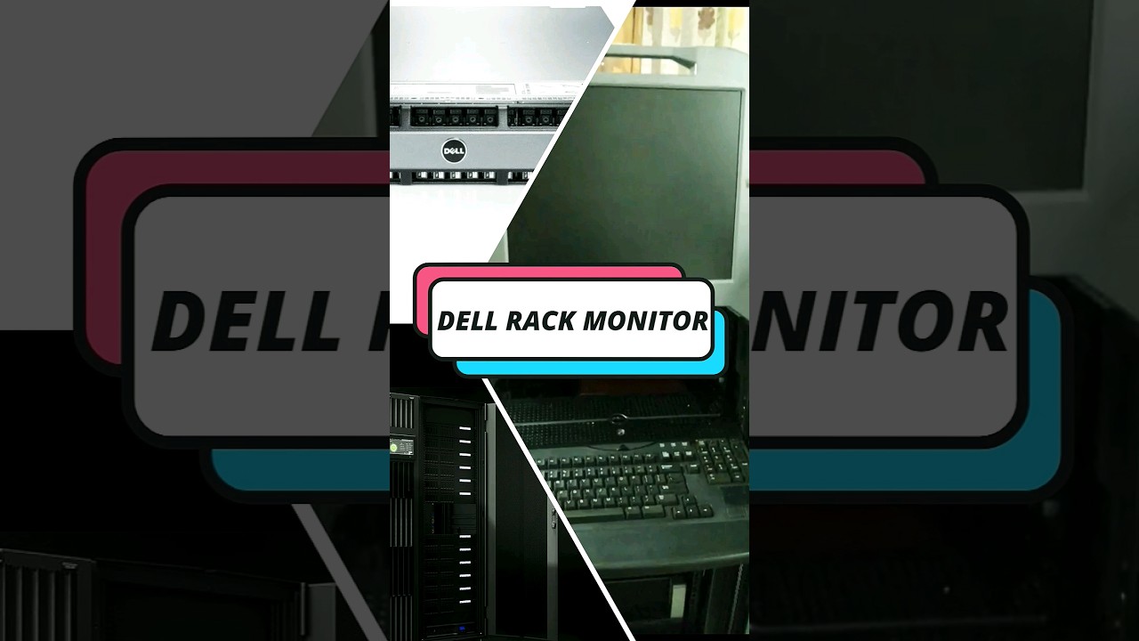 Dell Server Rack Monitor #homelab #server #proxmox #dell #rpi #virtualization #truenas #setup #r720