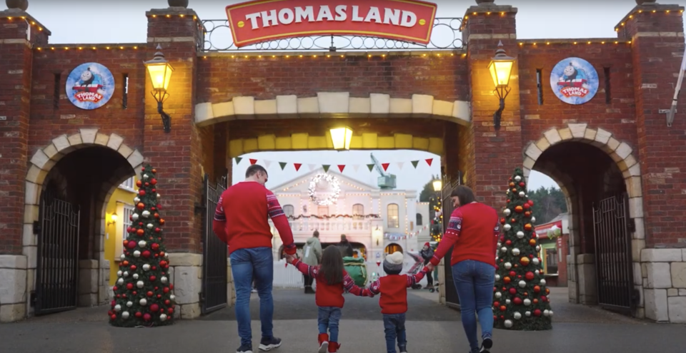 Theme parks in the UK will be given some festive cheer throughout November and December