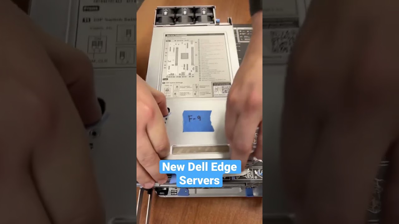 Dell PowerEdge XR4000, a high-performance multi-node server built for the edge. 1U node shown.