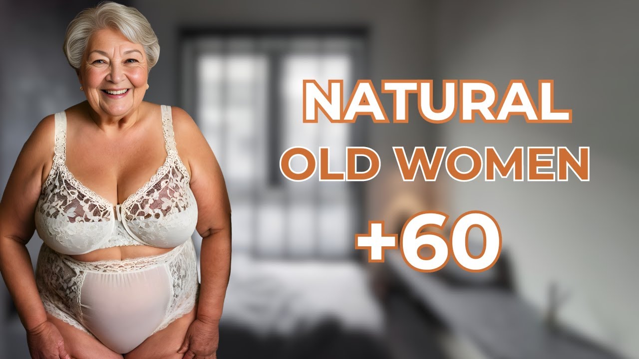 [4k]Natural Old Women Over 60 | Natural Older Models 60+, Fashion Tips