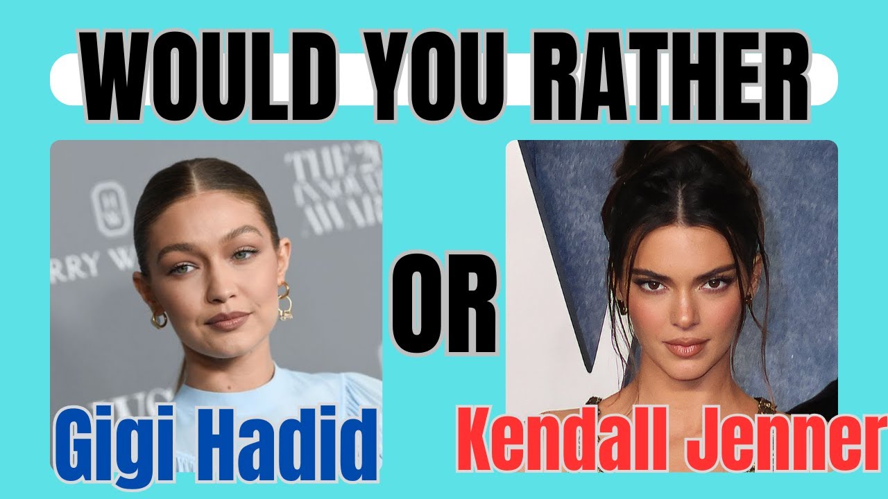 WOULD YOU RATHER | FEMALE MODELS #guess #guessquiz #quiz