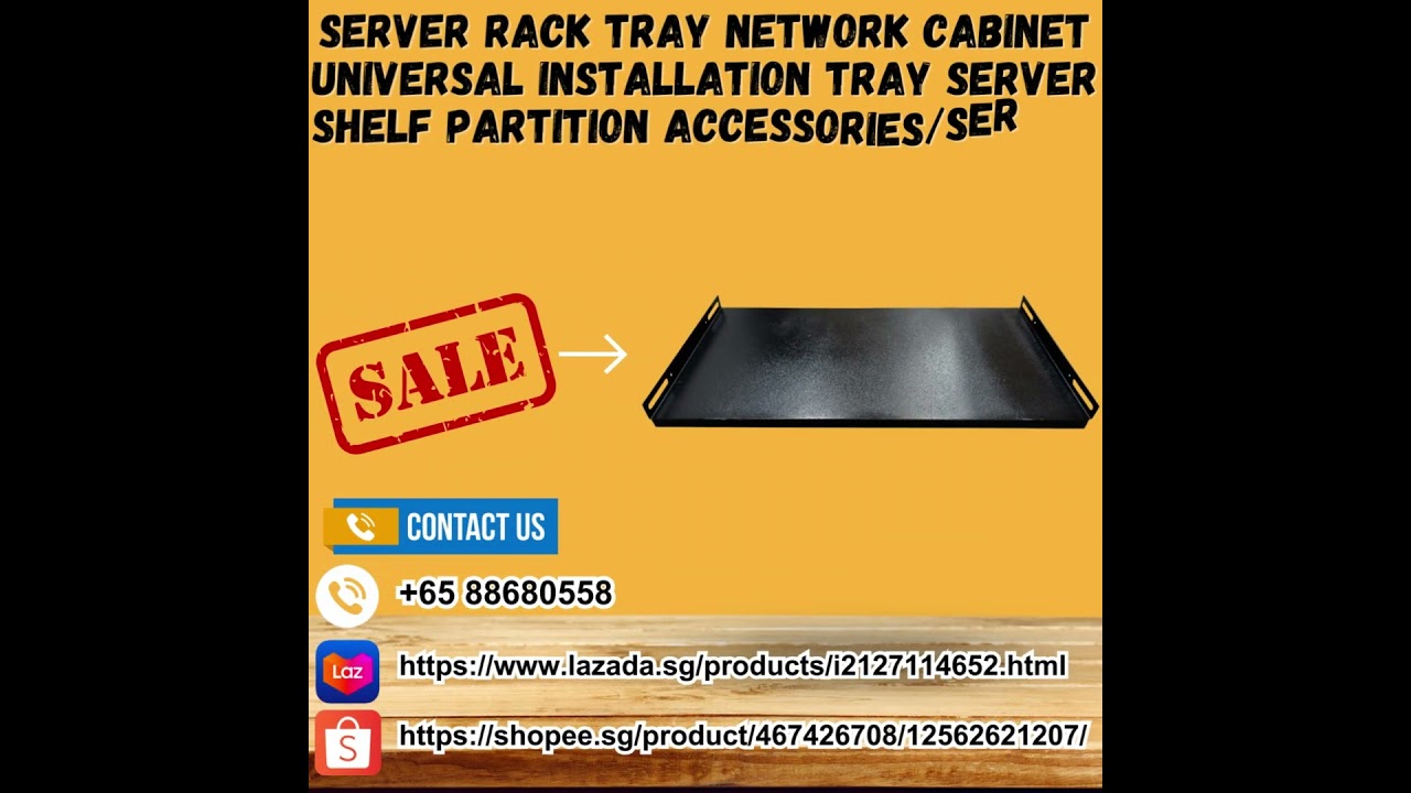 Server Rack Tray Network Cabinet Universal Installation Tray Server Shelf Partition Accessories