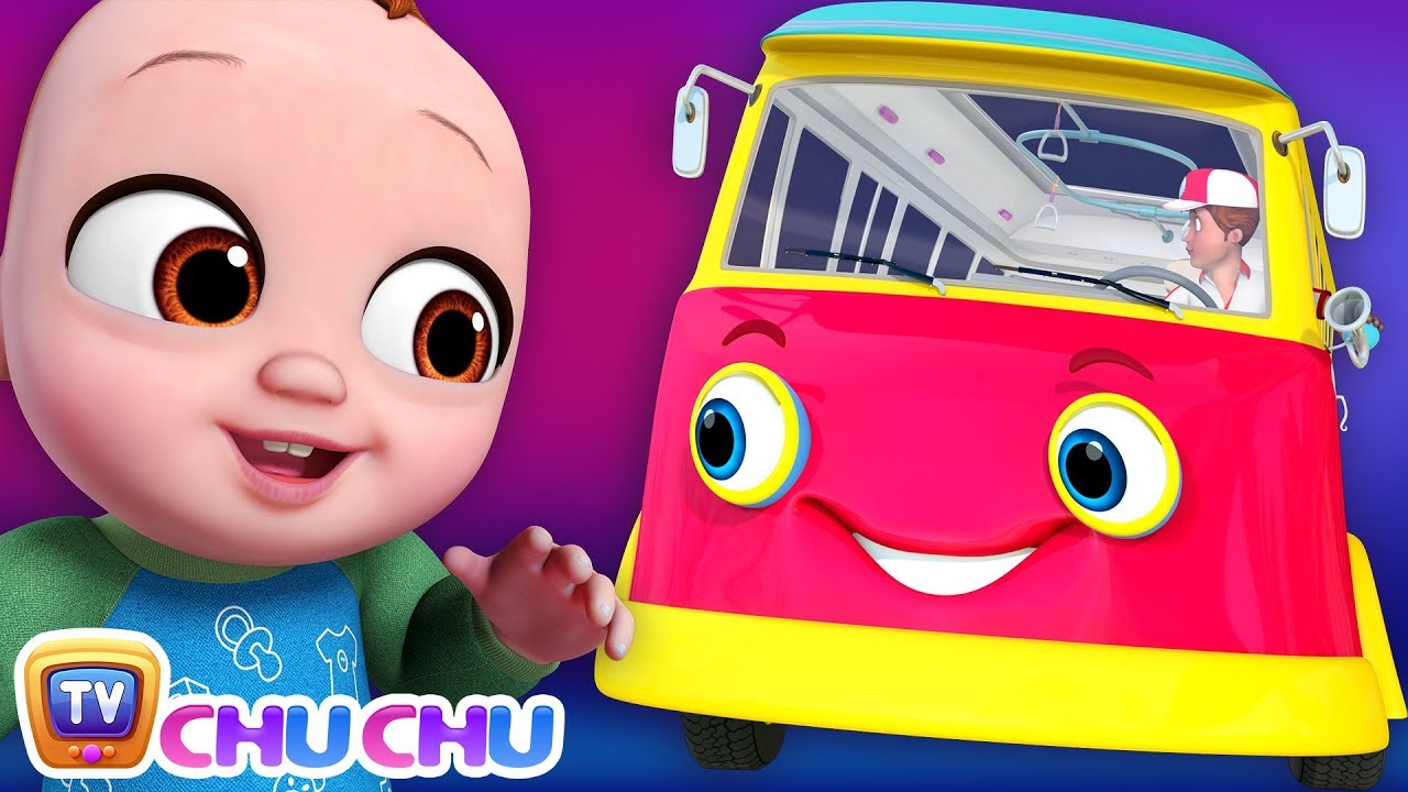 Wheels on the Bus Song - Baby Starts Crying | ChuChu TV 3D Nursery Rhymes and Kids Songs #babytaku