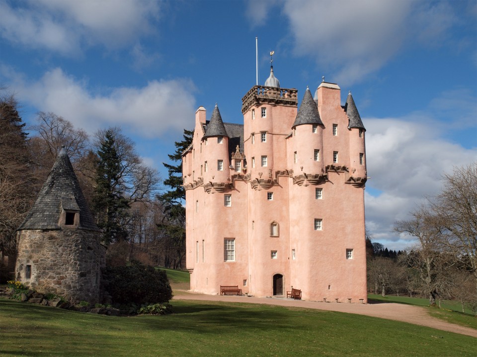 You can even stay in the castle, with five floors of rooms