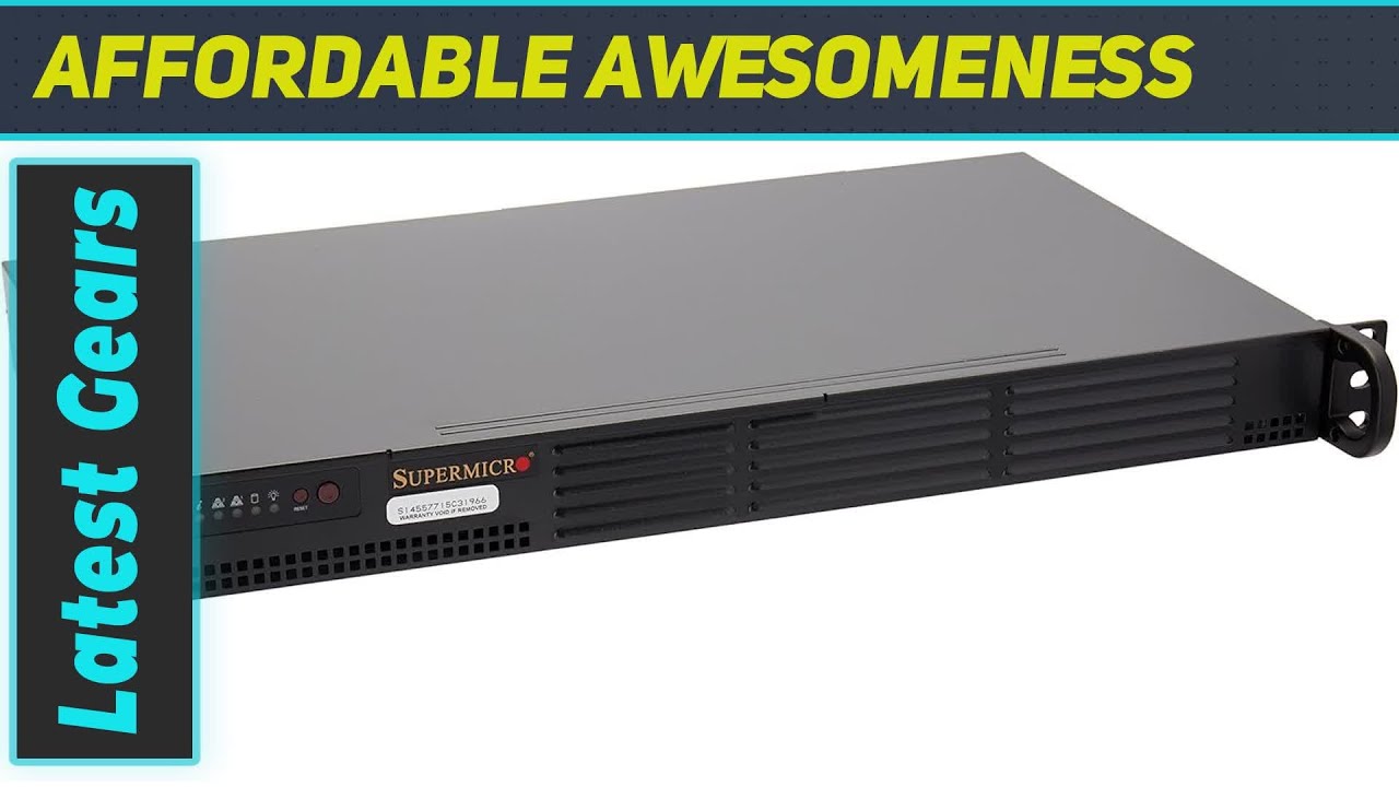 Supermicro 1U Rackmount Server Barebone System SYS-5018A-TN4: Unbeatable Performance in a