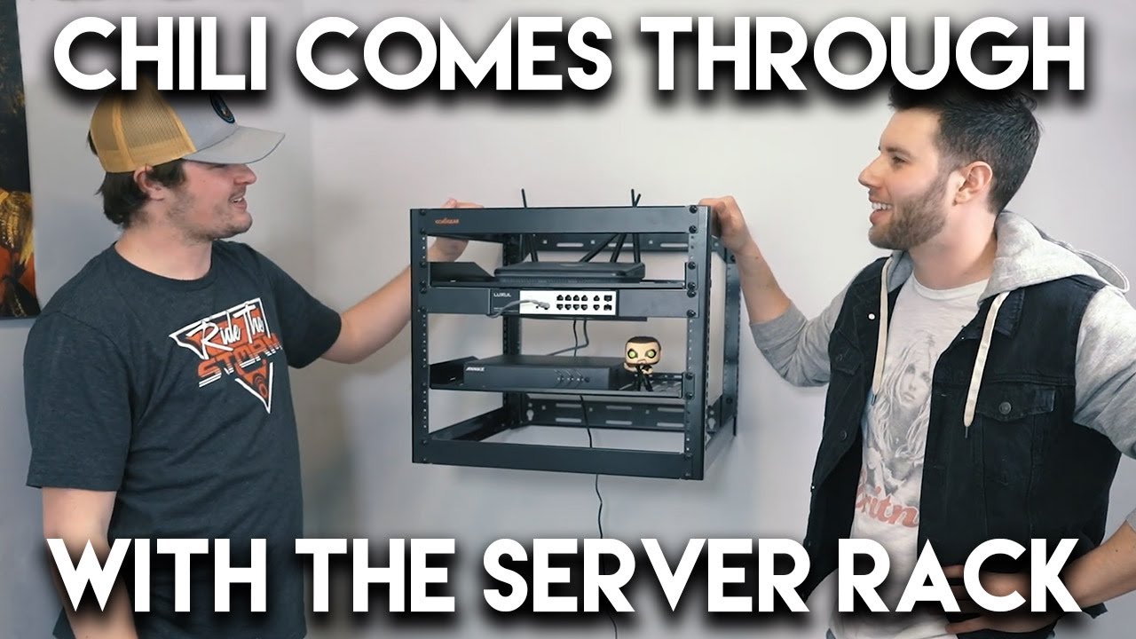 Organize Your Servers Or Home Theater Gear, Mount It To The Wall, & Head To Chili's To Celebrate