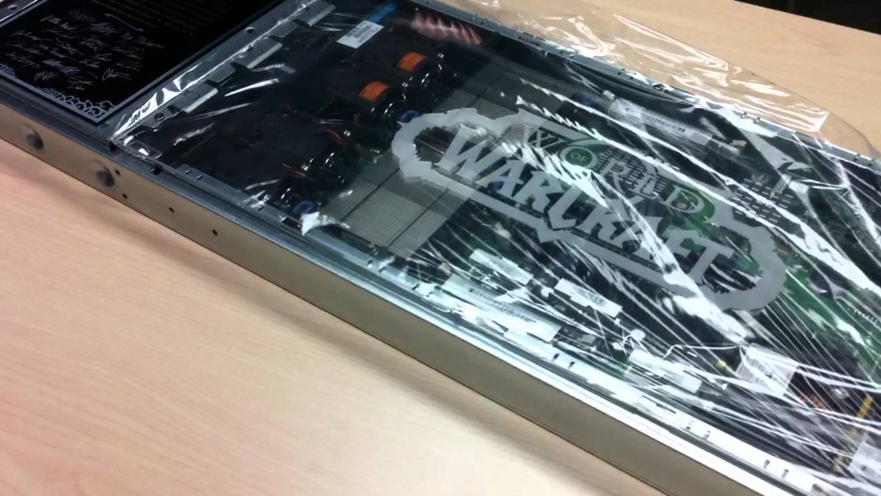 World of Warcraft Blade Server Unboxing-ish