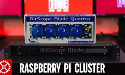 Simple Raspberry Pi Cluster Server Solution using Bitscope Blade Rack