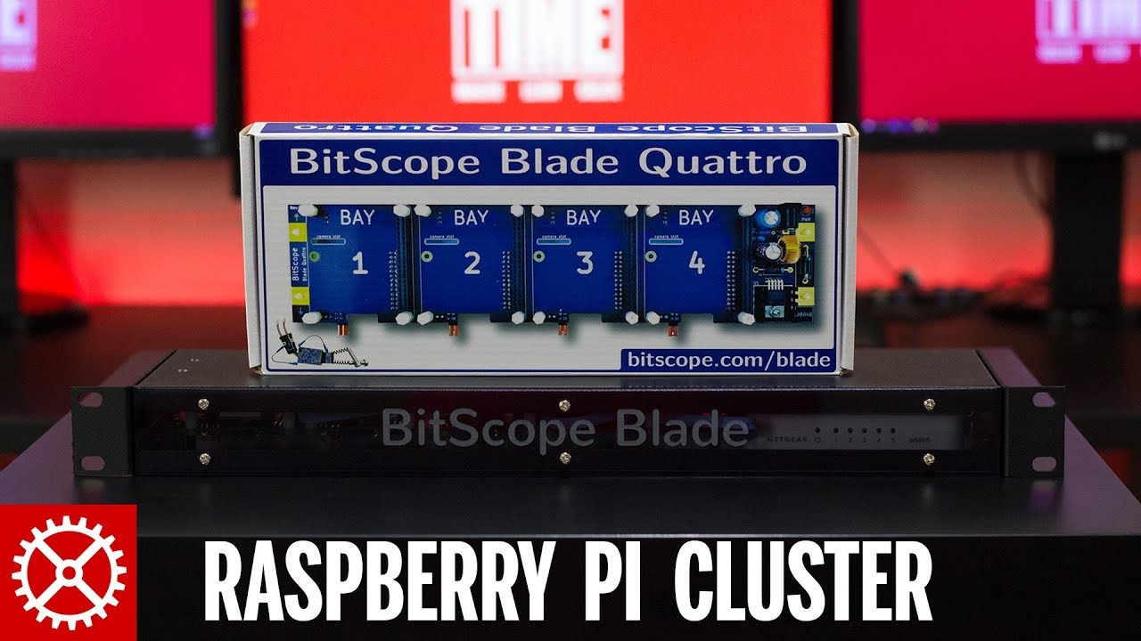 Simple Raspberry Pi Cluster Server Solution using Bitscope Blade Rack