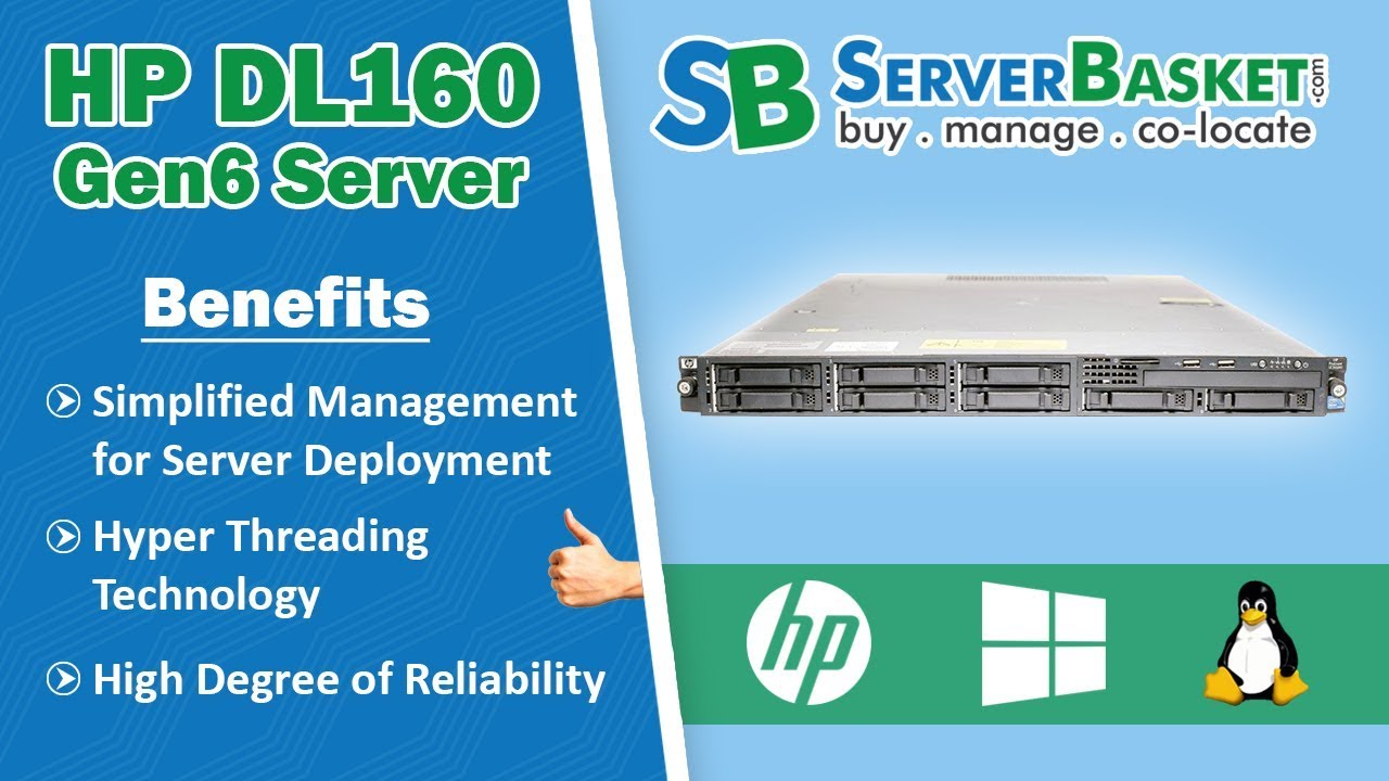 HP ProLiant DL160 G6 Server - Overview, Benefits, Uses, Specifications