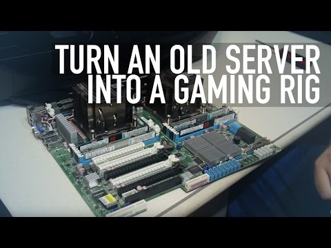 Turn an Old Server Into a Gaming Rig | 16 cores & 64gb ram